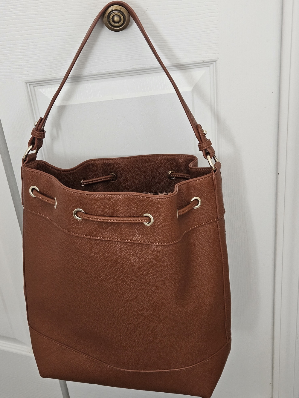 Drawstring Bucket Bag - Picture 3 of 6